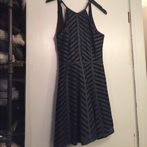 Parker navy leather preowned small